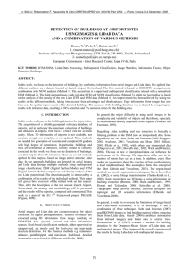 DETECTION OF BUILDINGS AT AIRPORT SITES USING IMAGES &amp; LIDAR DATA