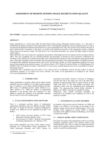 ASSESSMENT OF REMOTE SENSING IMAGE SEGMENTATION QUALITY