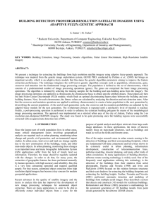 BUILDING DETECTION FROM HIGH-RESOLUTION SATELLITE IMAGERY USING ADAPTIVE FUZZY-GENETIC APPROACH