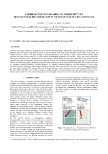 CARTOGRAPHIC INTEGRATION ON MOBILE DEVICES