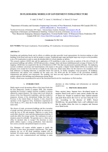 3D FLOOD-RISK MODELS OF GOVERNMENT INFRASTRUCTURE