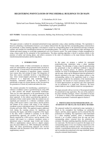 REGISTERING POINTCLOUDS OF POLYHEDRAL BUILDINGS TO 2D MAPS