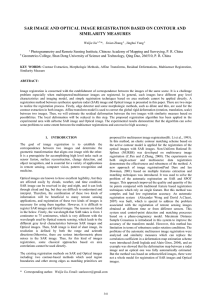 SAR IMAGE AND OPTICAL IMAGE REGISTRATION BASED ON CONTOUR AND