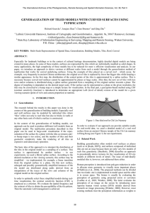 GENERALIZATION OF TILED MODELS WITH CURVED SURFACES USING TYPIFICATION