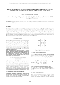   THE STUDY FOR MATCHING ALGORITHMS AND MATCHING TACTICS ABOUT