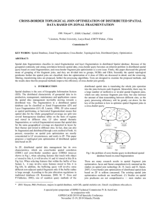 CROSS-BORDER TOPLOGICAL JOIN OPTIMIZATION OF DISTRIBUTED SPATIAL