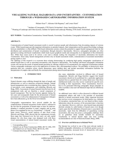 VISUALIZING NATURAL HAZARD DATA AND UNCERTAINTIES – CUSTOMIZATION