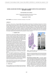 MODEL-BASED RECONSTRUCTION AND CLASSIFICATION OF FACADE PARTS IN 3D POINT CLOUDS