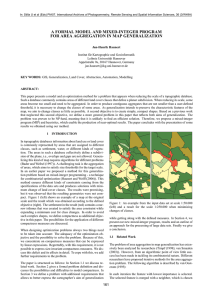 A FORMAL MODEL AND MIXED-INTEGER PROGRAM