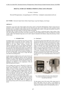 DIGITAL SURFACE MODELS FROM ULTRACAM-X IMAGES