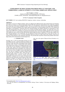 COMPARISON OF DSM GENERATED FROM MINI UAV IMAGERY AND