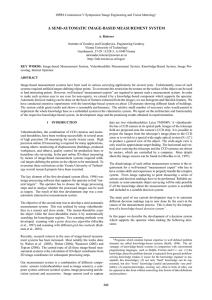 A SEMI-AUTOMATIC IMAGE-BASED MEASUREMENT SYSTEM