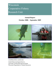 Wisconsin Cooperative Fishery Research Unit Annual Report