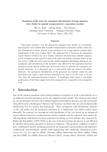 Goodness-of-fit tests for marginal distribution of long memory