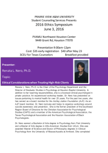 2016 Ethics Symposium June 3, 2016