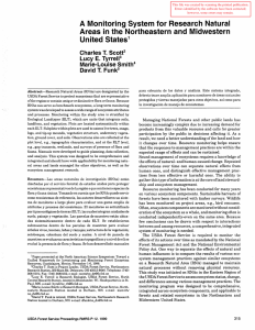 A Monitoring System for Research Natural United States Funks