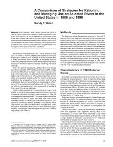 A Comparison of Strategies for Rationing