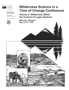 Wilderness Science in a Time of Change Conference Volume 2: Wilderness Within