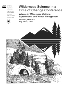 Wilderness Science in a Time of Change Conference Volume 4: Wilderness Visitors,