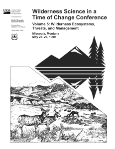 Wilderness Science in a Time of Change Conference Volume 5: Wilderness Ecosystems,