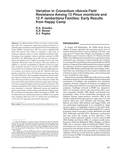 Cronartium Pinus P. from Happy Camp