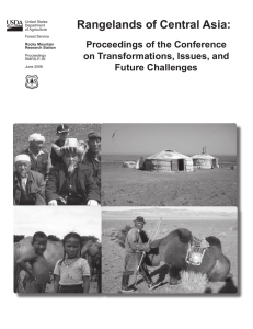 Rangelands of Central Asia: Proceedings of the Conference on Transformations, Issues, and
