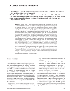 A Carbon Inventory for Mexico