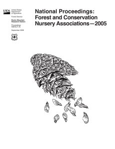 National Proceedings: Forest and Conservation Nursery Associations—2005 United States