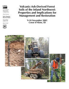 Volcanic-Ash-Derived Forest Soils of the Inland Northwest: Properties and Implications for