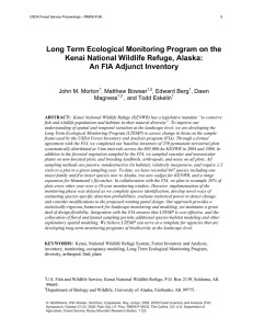 Long Term Ecological Monitoring Program on the An FIA Adjunct Inventory