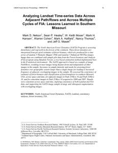 Analyzing Landsat Time-series Data Across Adjacent Path/Rows and Across Multiple