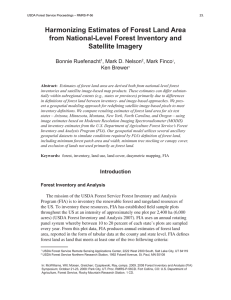 Harmonizing Estimates of Forest Land Area from National-Level Forest Inventory and