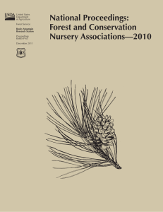 National Proceedings: Forest and Conservation Nursery Associations—2010 United States