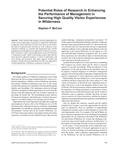 Potential Roles of Research in Enhancing the Performance of Management in