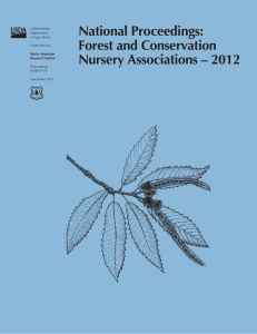 National Proceedings: Forest and Conservation Nursery Associations – 2012 United States