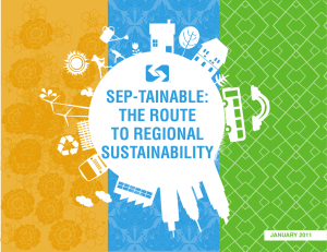 Sep-tainable: the Route to Regional SuStainability