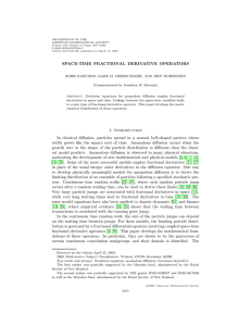 PROCEEDINGS OF THE AMERICAN MATHEMATICAL SOCIETY Volume 133, Number 8, Pages 2273–2282