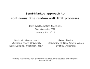 Semi-Markov approach to continuous time random walk limit processes