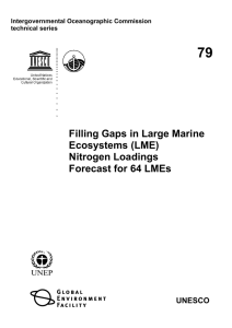 79  Filling Gaps in Large Marine Ecosystems (LME)