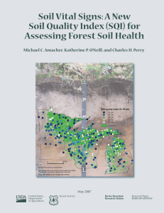 Soil Vital Signs: A New Soil Quality Index (SQI) for