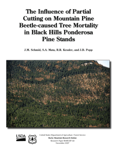 The Influence of Partial Cutting on Mountain Pine Beetle-caused Tree Mortality