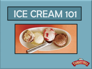 ICE CREAM 101 Ice Cream 101