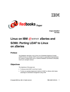 Red books Linux on IBM zSeries and