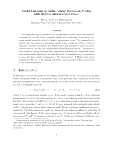 Model Checking in Partial Linear Regression Models with Berkson Measurement Errors