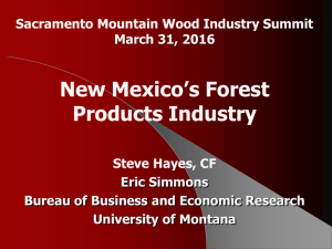 New Mexico’s Forest Products Industry