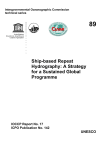 89  Ship-based Repeat Hydrography: A Strategy