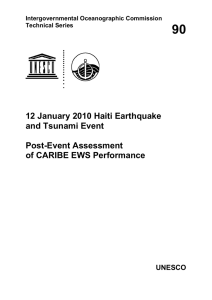90  12 January 2010 Haiti Earthquake and Tsunami Event