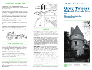 Grey Towers Guided House &amp; Garden Tours