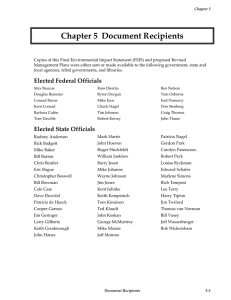 Chapter 5  Document Recipients