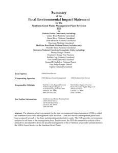 Summary Final Environmental Impact Statement of the for the